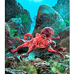 Red Octopus Puppet