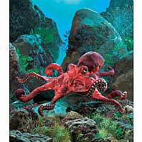 Red Octopus Puppet