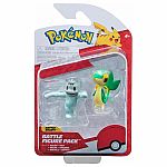 Pokemon Battle Figure 2-Pack - Machop And Snivy.