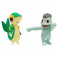 Pokemon Battle Figure 2-Pack - Machop And Snivy.