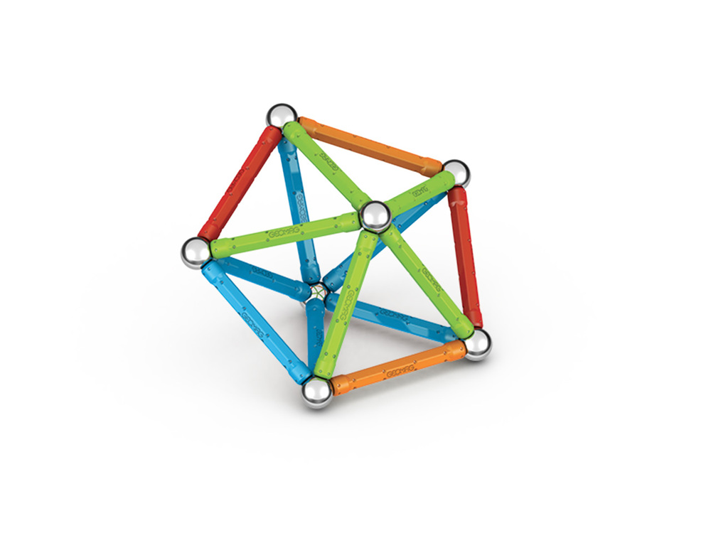 Geomag Classic Magnetic Building Toy Supercolor 42 pcs Toy Sense