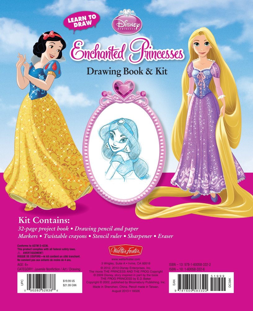Learn to Draw Disney Enchanted Princesses Toy Sense