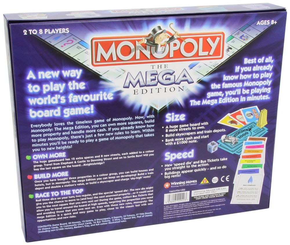 Monopoly Mega Edition Toy Sense