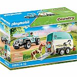Country: Car with Pony Trailer - Retired