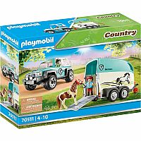Country: Car with Pony Trailer - Retired