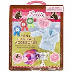 Pony Flag Race Outfit for Lottie Doll.