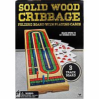 Solid Wood Cribbage Board