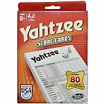 Yahtzee Score Cards.