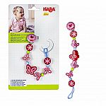 Enchanted Butterflies Wooden Pacifier Chain