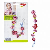 Enchanted Butterflies Wooden Pacifier Chain