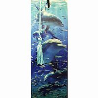 Dolphins - 3D Bookmark