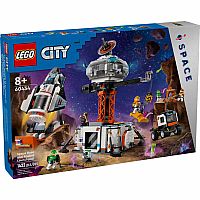 City: Space Base and Rocket Launchpad  