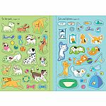 Usborne Little First Stickers - Pets 