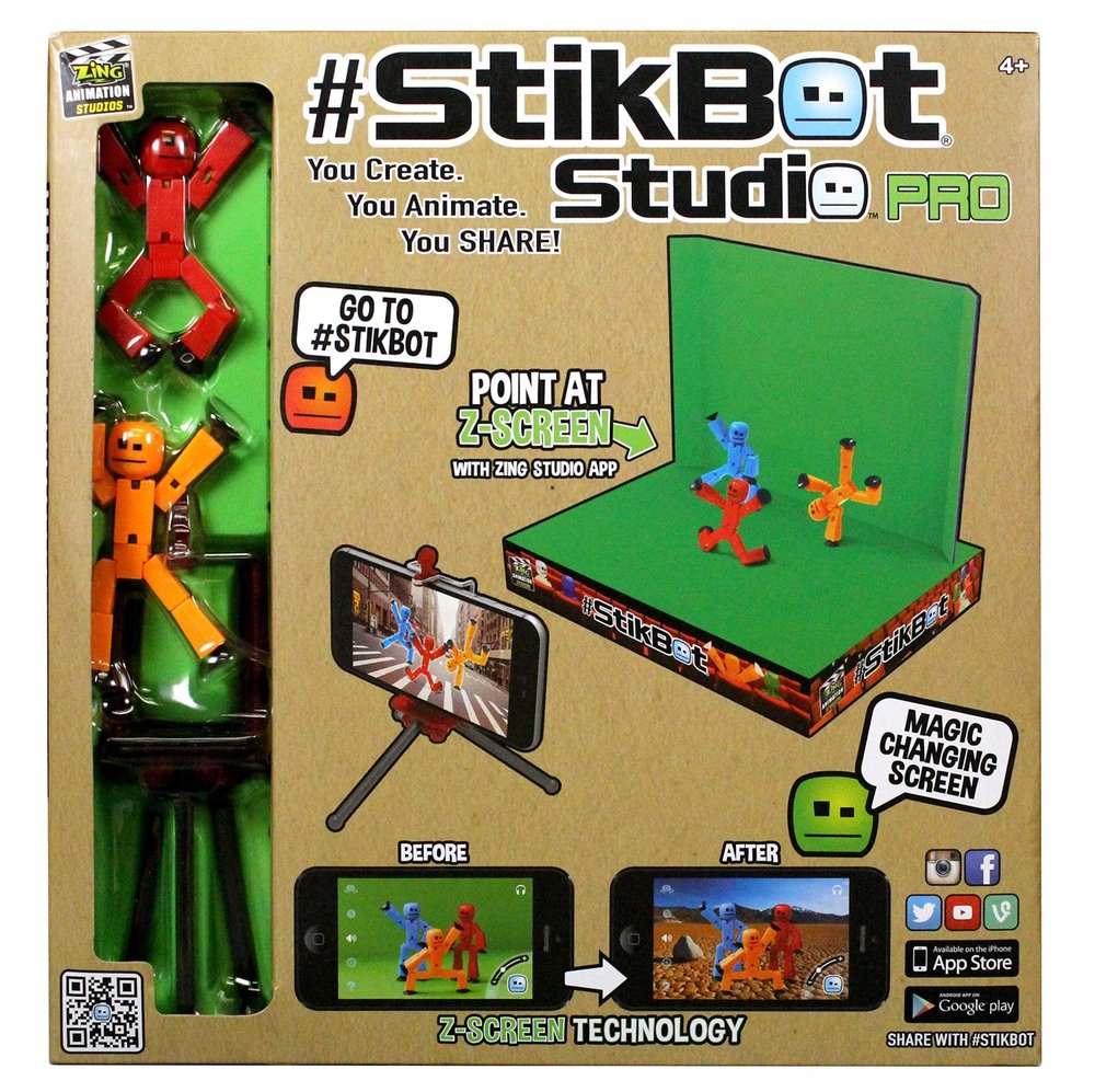 StikBot Zanimation Studio Toy Sense