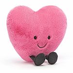 Amuseable Hot Pink Heart Large - Jellycat.