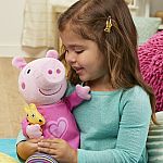 Peppa Pig Peppa's Bedtime Lullabies Plush Doll with Teddy Bear Accessory