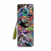 Raining Cats And Dogs - 3D Bookmark