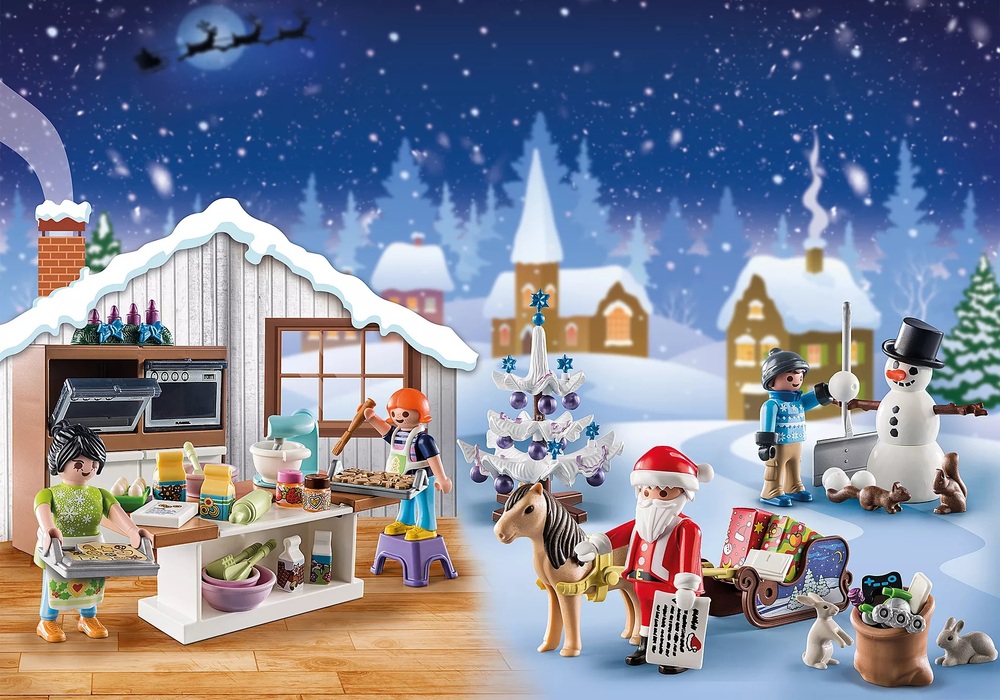 Advent Calendar Christmas Baking. Toy Sense