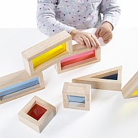 Rainbow Blocks Set - 30 Pieces.