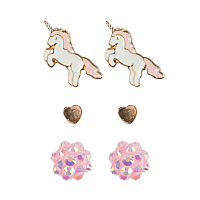 Boutique Unicorn Studded Earrings 