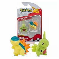 Pokemon Battle Figure 2-Pack - Larvitar and Cyndaquil