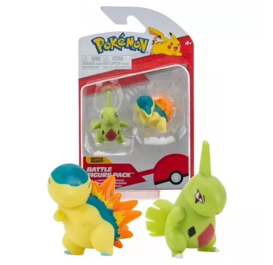 Pokemon Battle Figure, Tema de Fogo com 3 Pack Cyndaquil