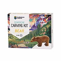 Bear Soapstone Carving Kit.