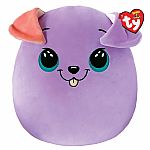 Bitsy - Purple Dog Large Squish-a-Boos