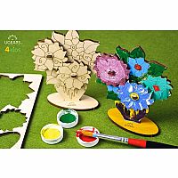 UGears Coloring Model - Bouquet 