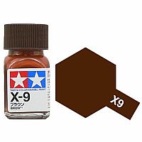 Gloss Brown - X-9 - Tamiya Color Enamel Paint 