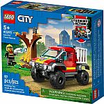 Lego City: 4x4 Fire Truck Rescue