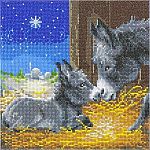 Crystal Art Medium Framed Kit - Little Donkey  