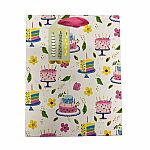 Birthday Cakes and Flowers Gift Bag Medium