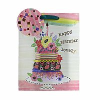 Happy Birthday Lovely Medium Gift Bag