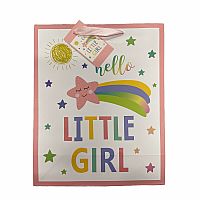 Hello Little Girl Large Gift Bag