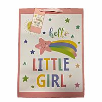 Hello Little Girl Jumbo Gift Bag