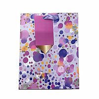 Purple Dots Medium Gift Bag