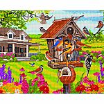 Crystal Art Large Framed Kit - Garden Birds  