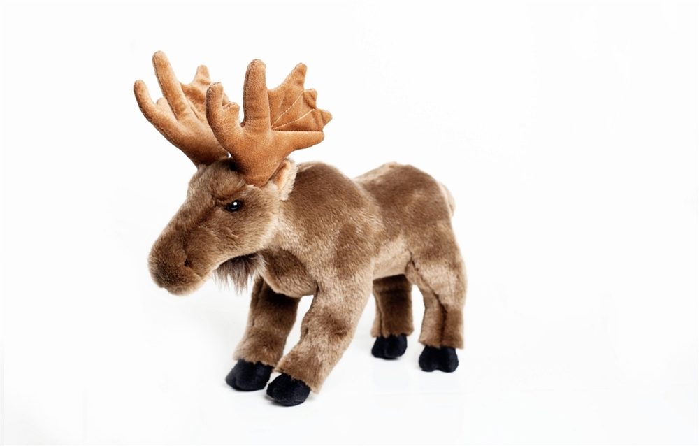 12" Standing Moose Toy Sense
