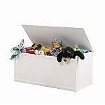 Solid Hardwood Toy Chest White