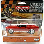 Carrera 1967 Ford Mustang Race Red GO 1:43 Slot Car