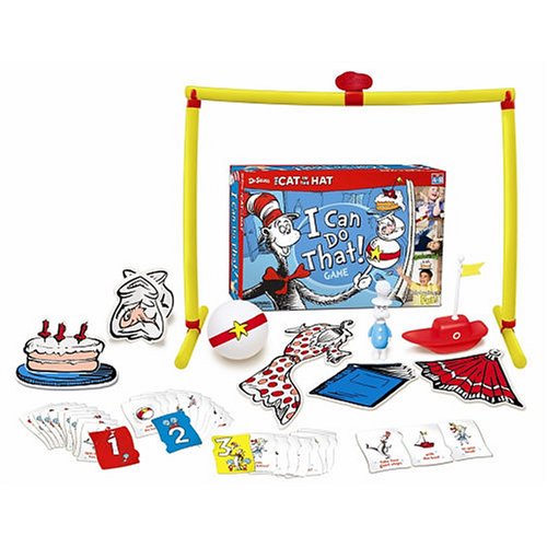 Dr. Seuss Cat in the Hat I Can Do That! Game Toy Sense