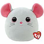 Catnip Grey Mouse - Squish-a-Boo Large
