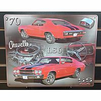 1970 Chevelle SS 454 LS6 Metal Sign
