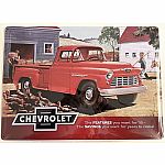 1955 Chevrolet Metal Sign