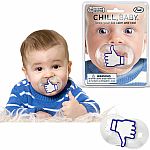 Fred and Friends - Chill Baby Facebook Like Emoticon Pacifier