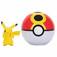 Pokemon Clip N Go - Pikachu with Repeat Ball