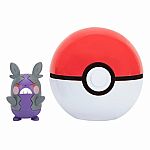 Pokemon Clip N Go - Morpeko Hangry Mode with Poke Ball.