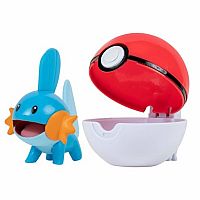 Pokemon Clip N Go - Mudkip with Poke Ball