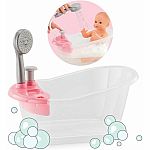 Corolle Bathtub and Shower for 12 - 14 inch dolls.